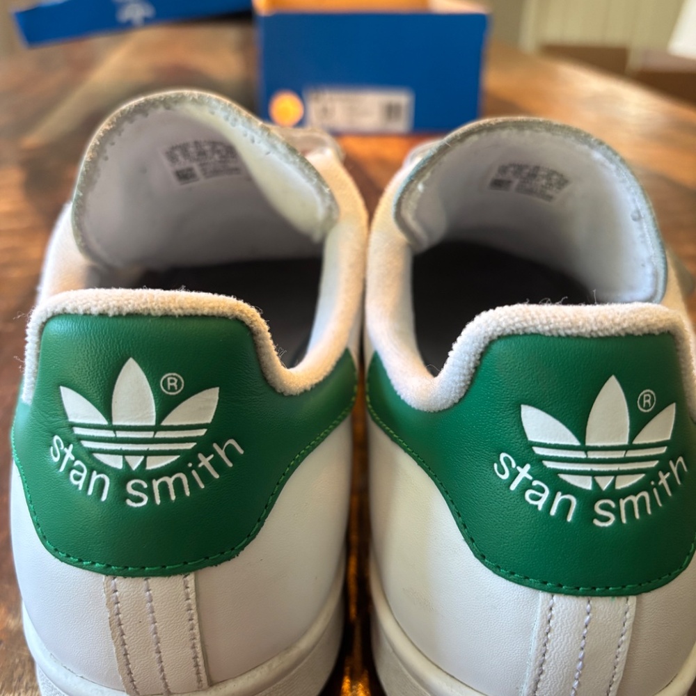Men's Adidas Stan Smith 13 Green - Picture 12 of 14